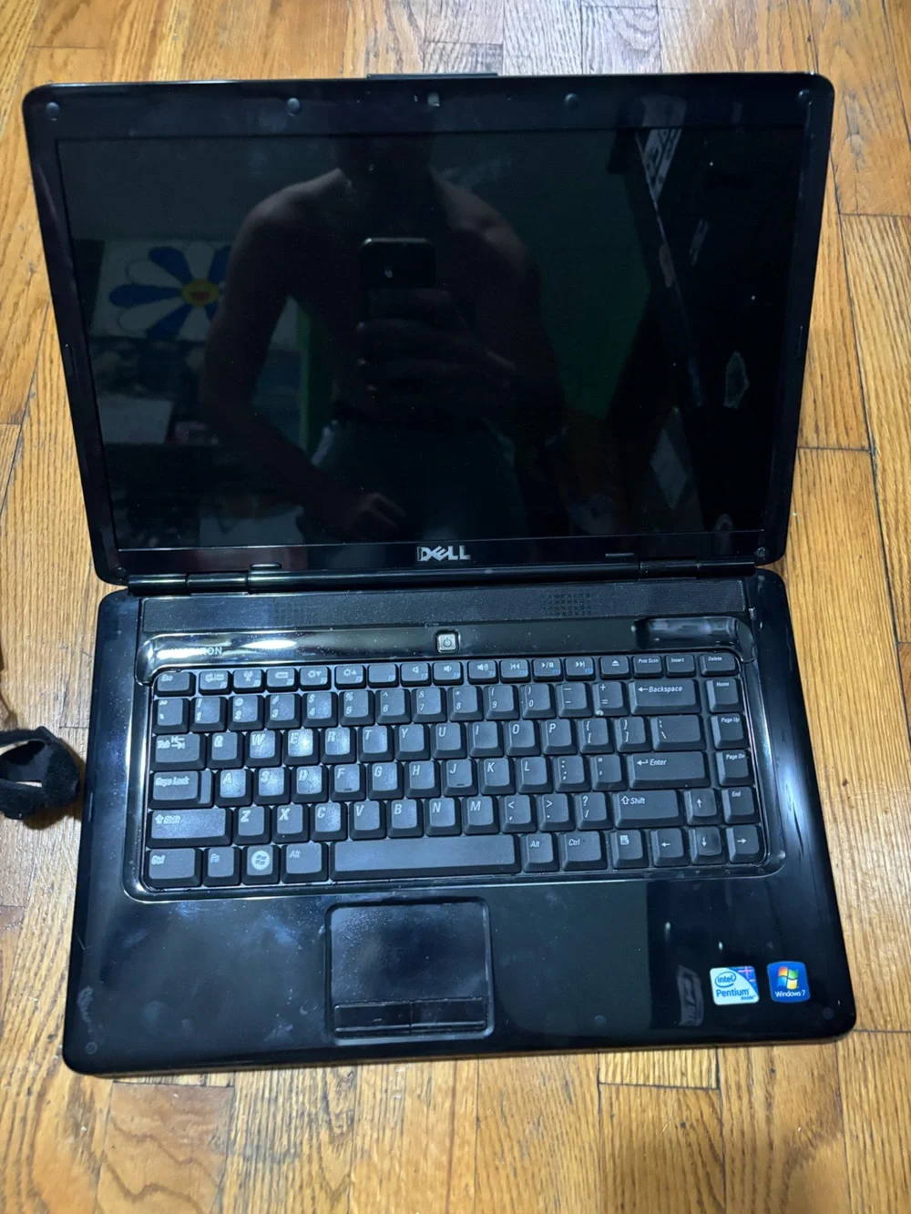 Dell Black Laptop with Power Adapter